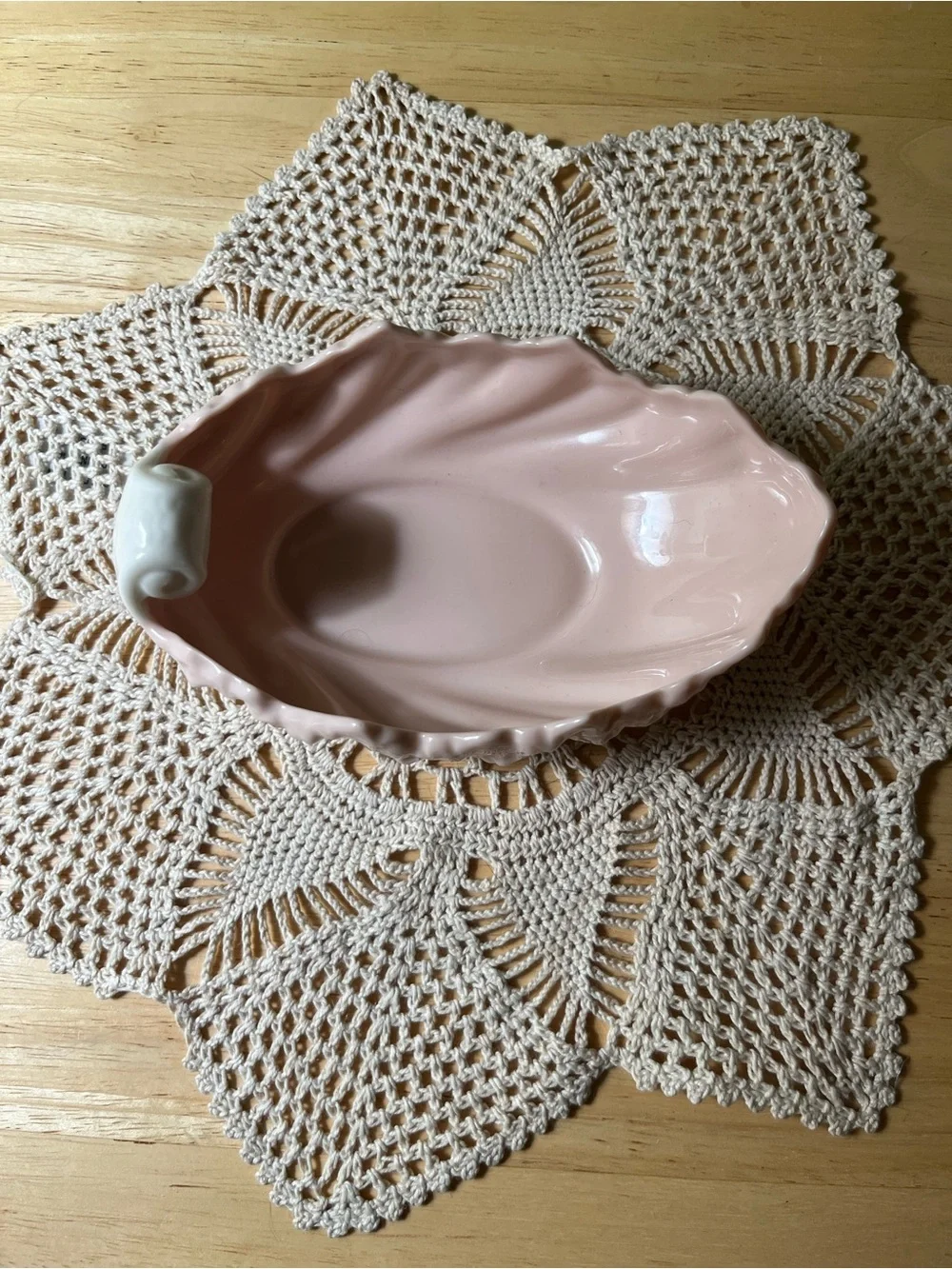 Rare Coral/Pink Lenox Set With A Green Mark